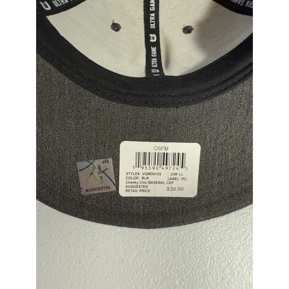 NWT ULTRA GAME NBA LOS ANGELES LAKERS SNAPBACK FLAT BRIM CAP BLACK